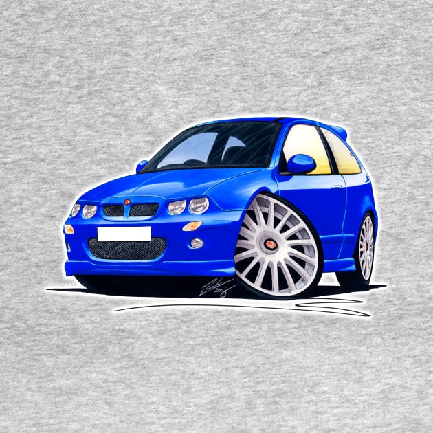 MG ZR Blue by y30man5